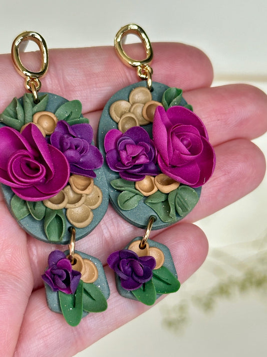 Elizabeth Floral Earrings